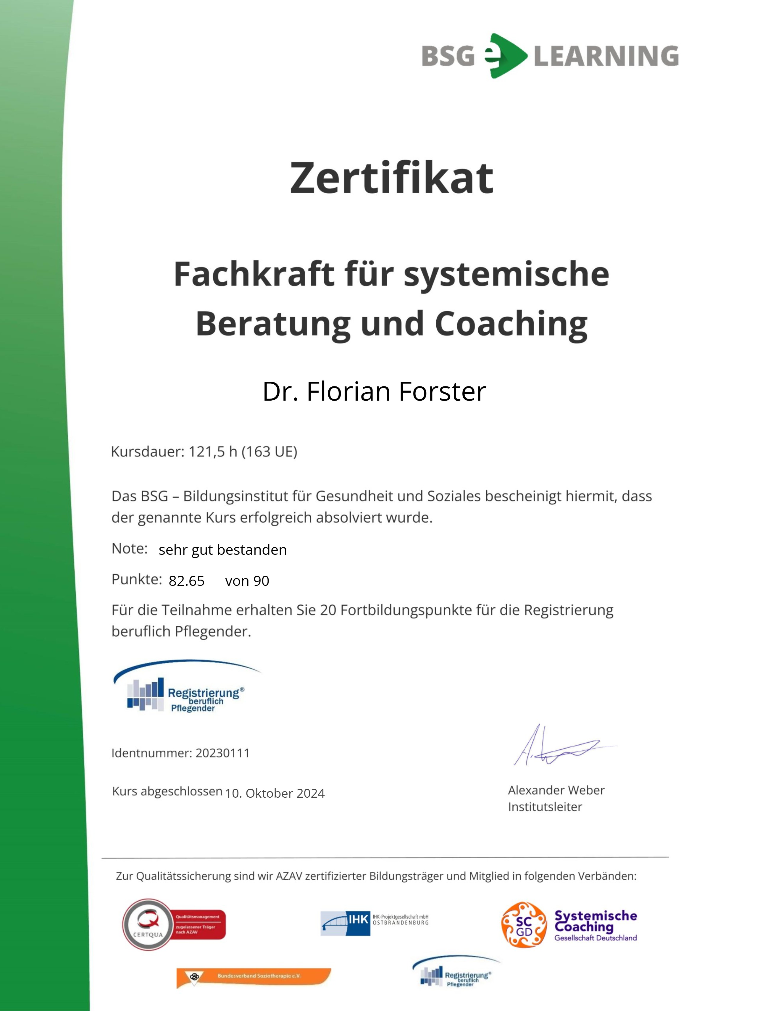 Zertifikatslehrgang: Systemische:r Berater:in und Coach:in (IHK & SCGD)